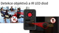 Detektor skrytých kamier a IR LED diód s LCD