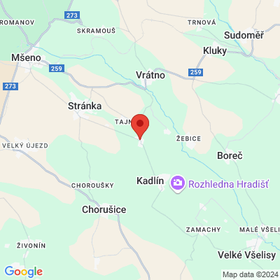 Google map: Ledce-Kadlín